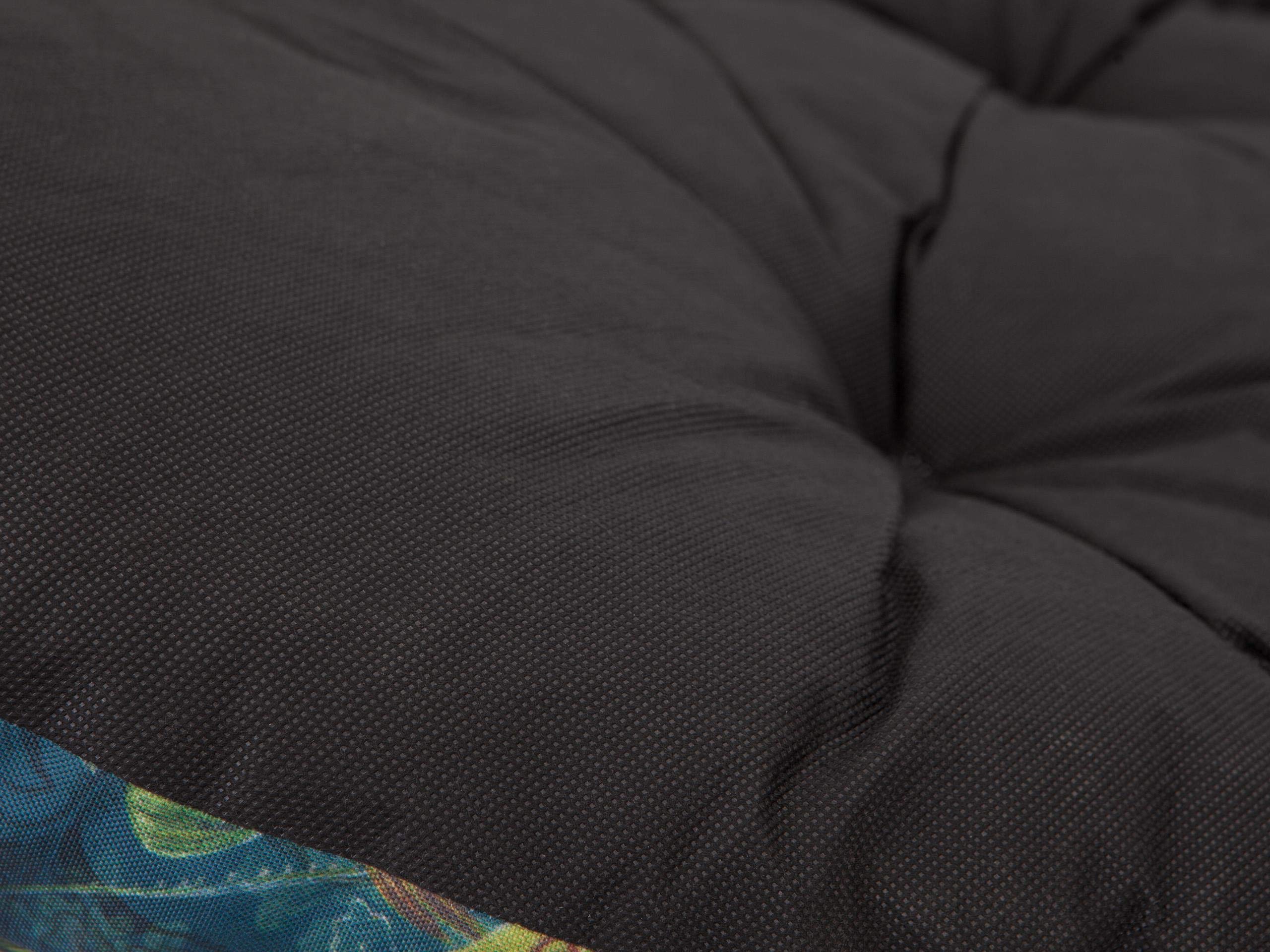 Imbottitura per poltrona Papasan, cuscino di ricambio, diametro 114 cm, cuscino imbottito, made in EU, motivo: erba verde