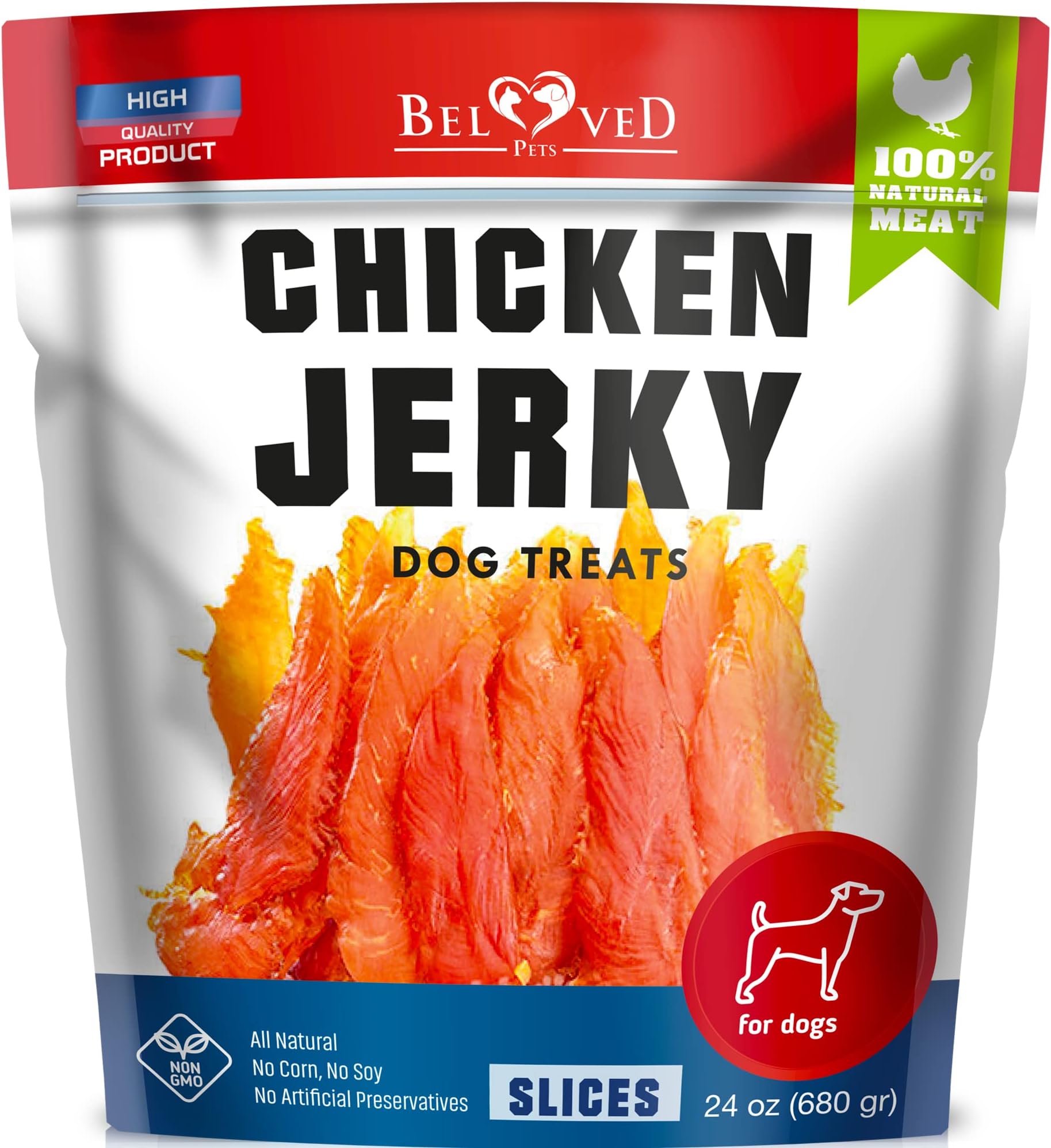 Golden Rewards Chicken Jerky Recipe for Dogs (Made with