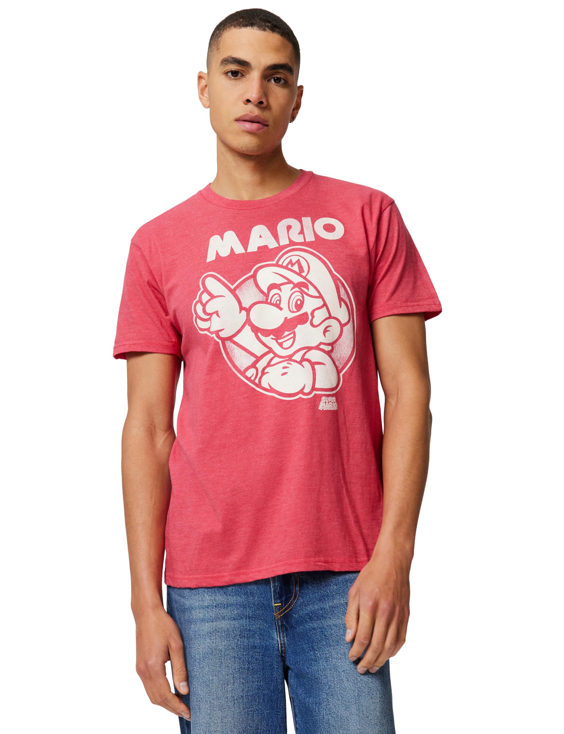 Men's So Mario T-Shirt, Red