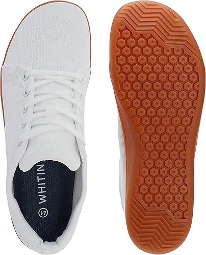 Vista 6 de WHITIN Zapatillas para mujer de transición con sensación de pie descalzo para principiantes, inspiradas en el estilo de vida, minimalistas
