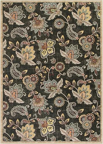 Miniatura 55 de Morebes Alfombras florales para puerta de entrada interior, alfombra pequeña de 2 x 3 pulgadas, antideslizante, alfombras de cachemira lavables