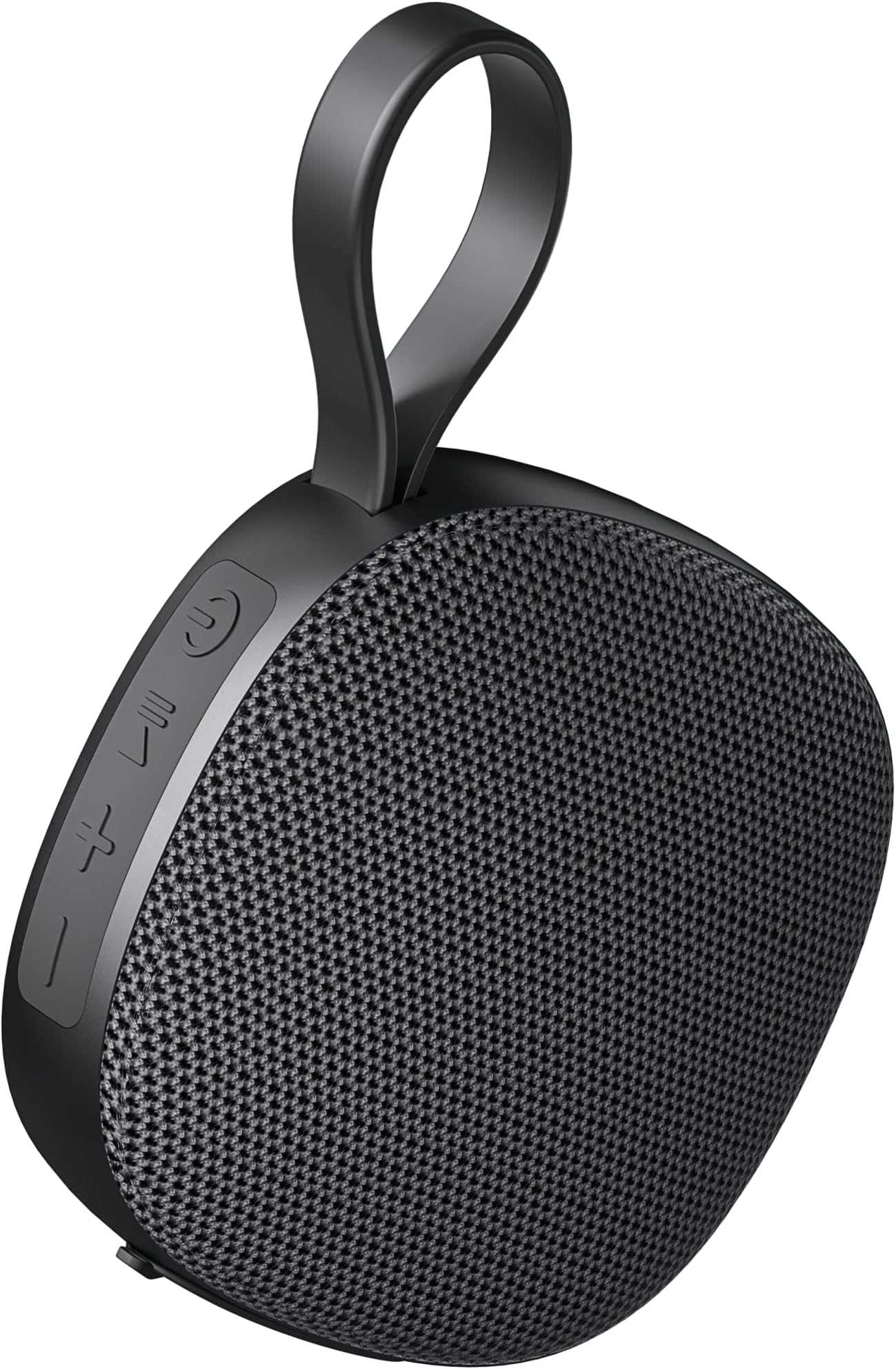 EXiT- Wireless Magnetic Mount 5.0 Bluetooth, 5W Speaker with Resonant Bass, TWS Pairing, 600mAh Battery, IPX6 Water & Shock Proof, for All Bluetooth Enabled Devices (Black) (EBS-3)