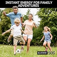 Vista 7 de Comprimidos de Glucosa SOS que se Derriten Hechos con Polvo de Dextrosa, Puré de Frutas Natural, Azúcar, Comprimidos de Glucosa, Suplemento