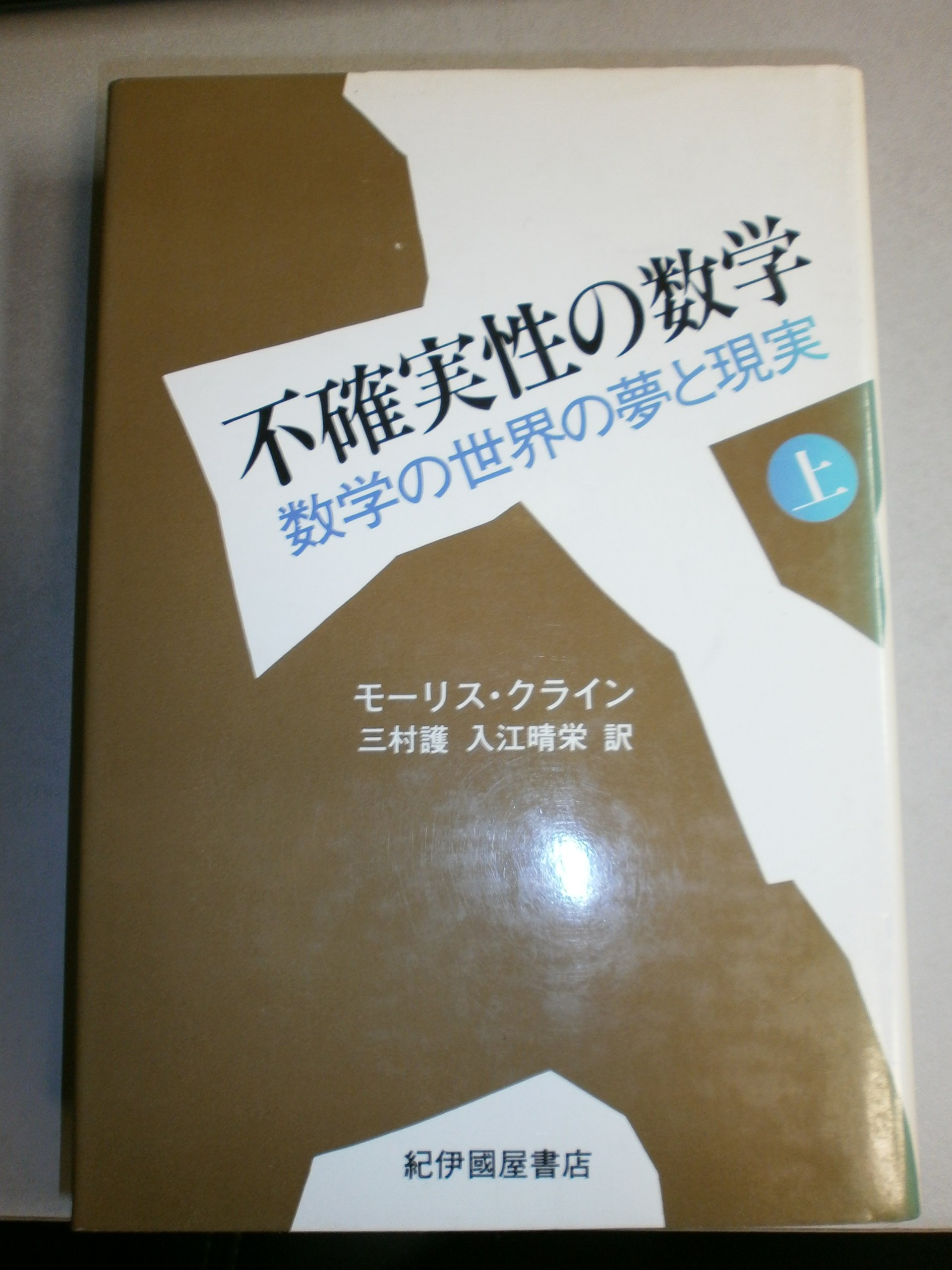 Amazon.co.jp: 不確実性の数学: 数学の世界の夢と現実 (上