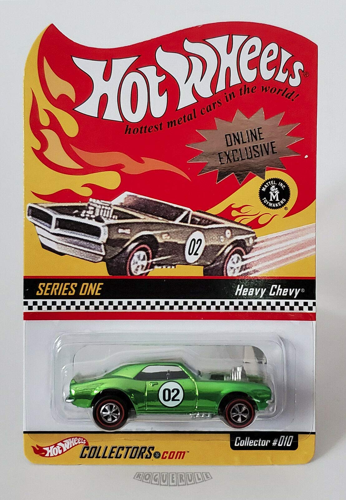 Hot Wheels 2002 RLC Red Line Club Online Exclusive Heavy Chevy Camaro - Series One Limited Edition 1
