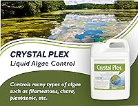 Vista 2 de Sanco Industries Crystal Plex control de algas y alguicida acuático, 1 galón