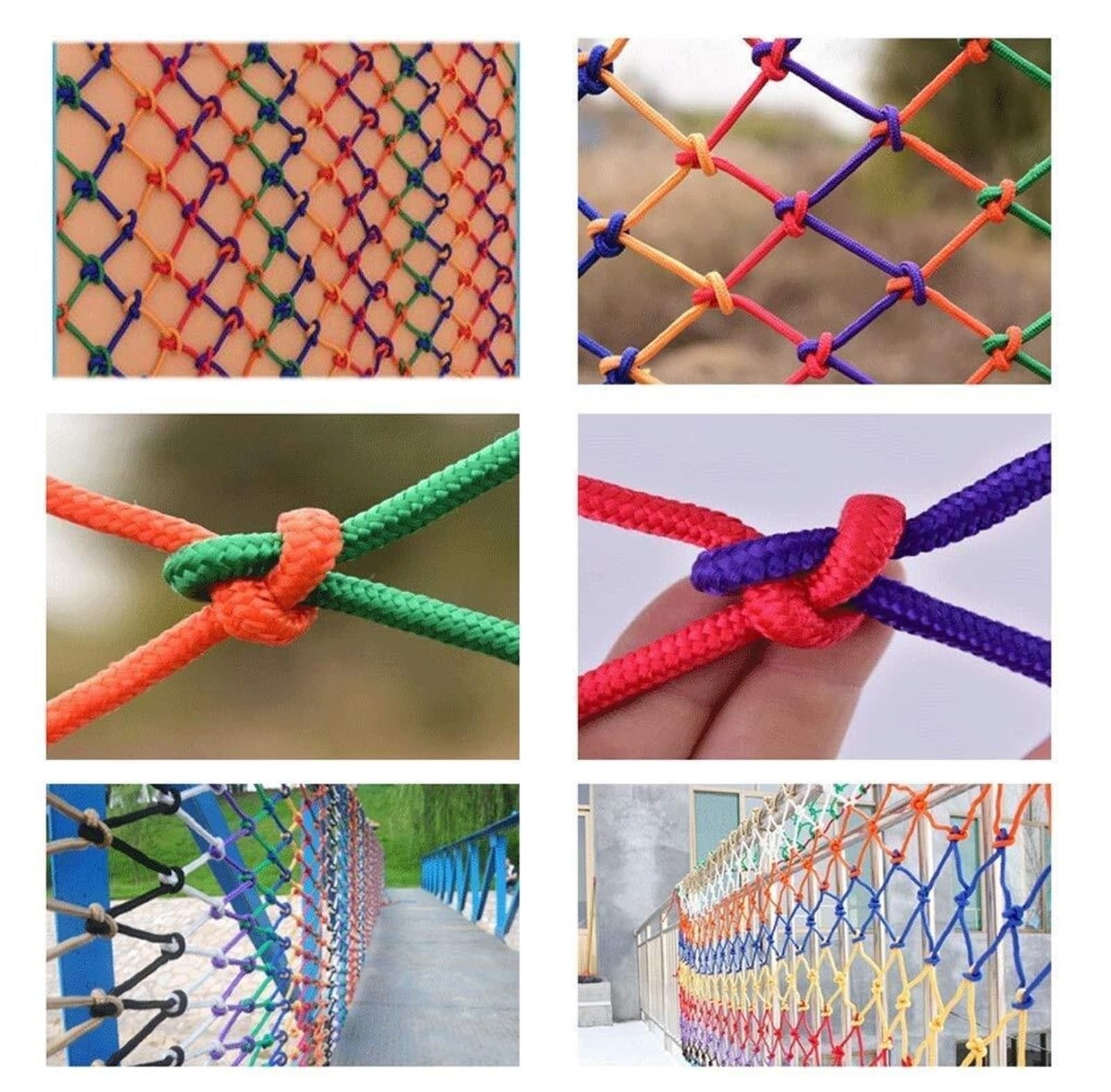 Kletternetz – Schutznetz für Kinderspielplätze im Freien – 1 x 1 m bis 6 x 10 m – Wetterfestes und stabiles Gartennetz für Sicherheit und Dekoration
