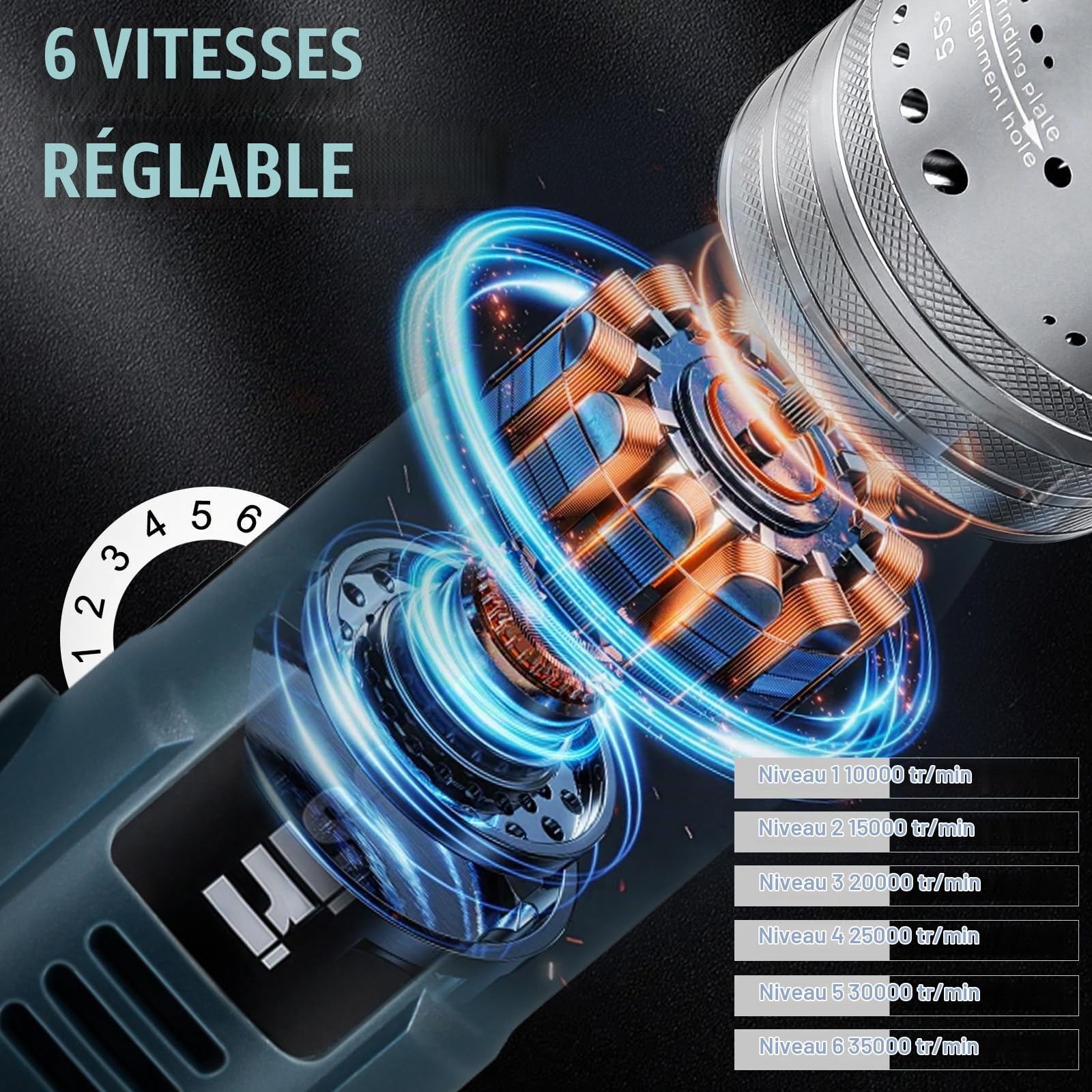 Postes à souder TIG, Meuleuse D'électrodes 180 W 6 Tailles, 8 Angles
