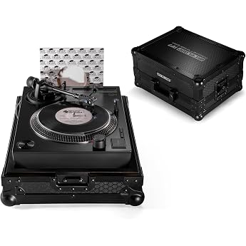Reloop Premium RP-7 Turntable Case - Robust Construction with Scratch-Resistant Hexa Surface in Matte Black