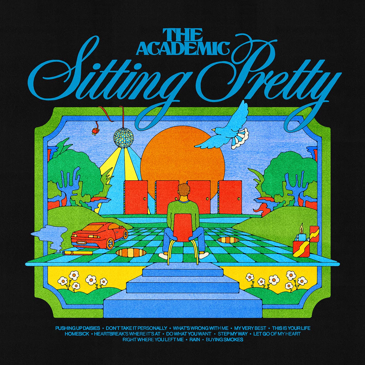 The Academic - Sitting Pretty (NEW 12"" VINYL LP) Black