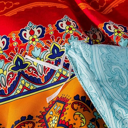 Vista 24 de Erosebridal Juego de funda de edredón de dibujos animados tamaño matrimonial, ropa de cama de durazno rosa, para niños, kawaii, niña, bonito edredón