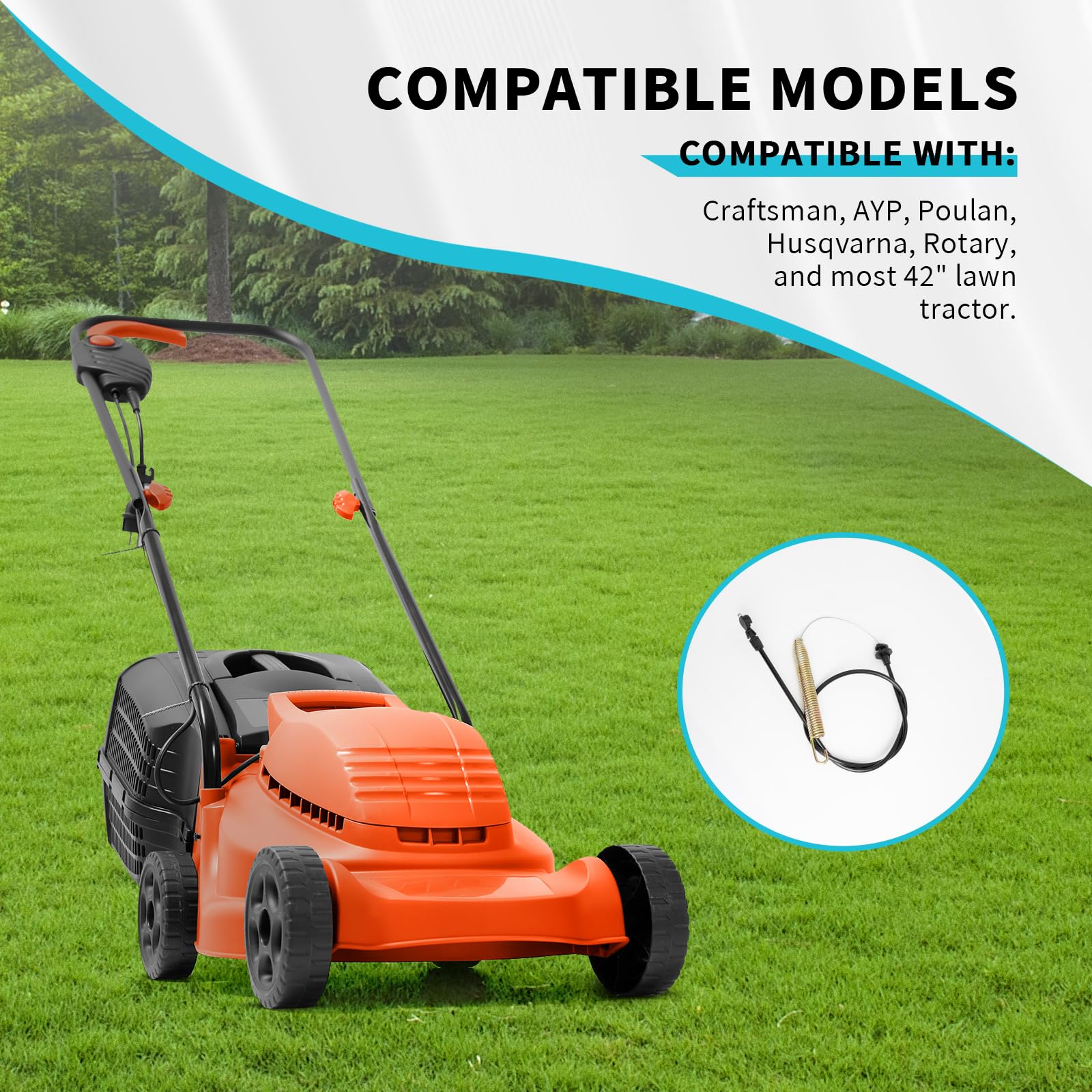 Calot Caltric 532175067 Cavo Di Collegamento Per Trattorini Husqvarna - Ricambio Per Modelli LTH18542, LTH2042, YTH130 Cavo Innesto Husqvarna - Foto 10