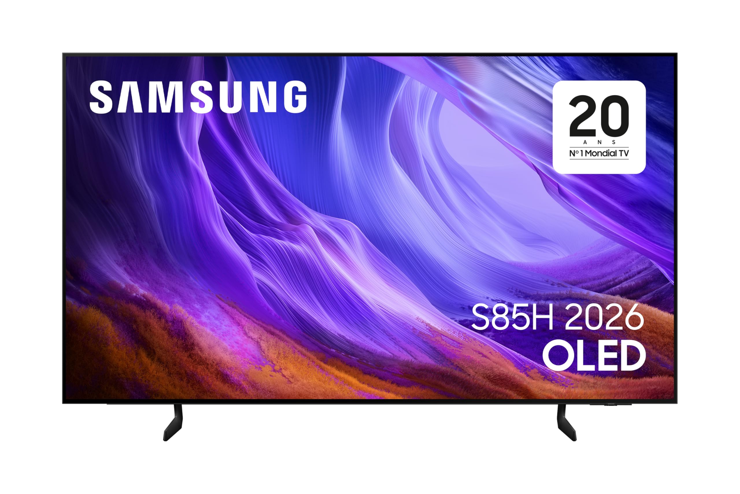 Samsung Smart TV 55 Pouces S85H, OLED 4K, Téléviseur Gaming 120Hz avec AI Upscaling, OLED HDR, Vision AI Companion, Object Tracking Sound Lite, Alexa Intégré [2026]