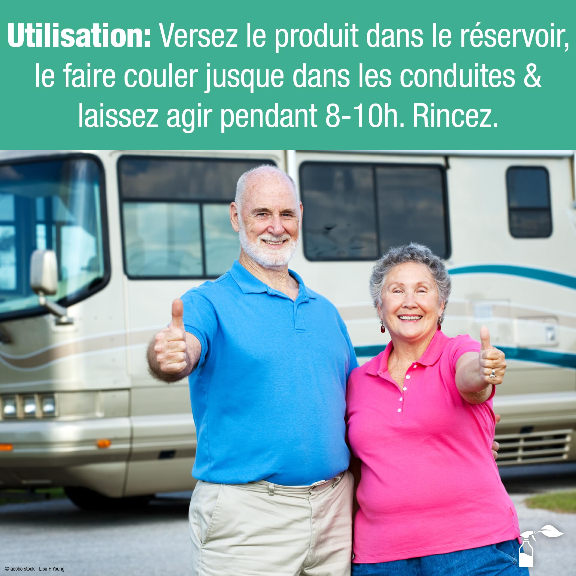 bio-chem - Nettoyant pour réservoir d'eau Douce 5L - Entretien des réservoirs de Caravane et Camping Car - Contient de l'acide citrique Naturel - Produits et Accessoires véhicules de Camping