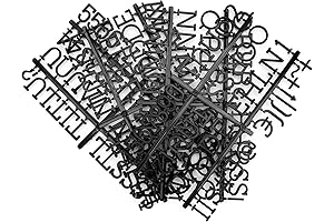 1 Inch Letters for Flet Letter Board: 188 Pieces for Customization and Expression