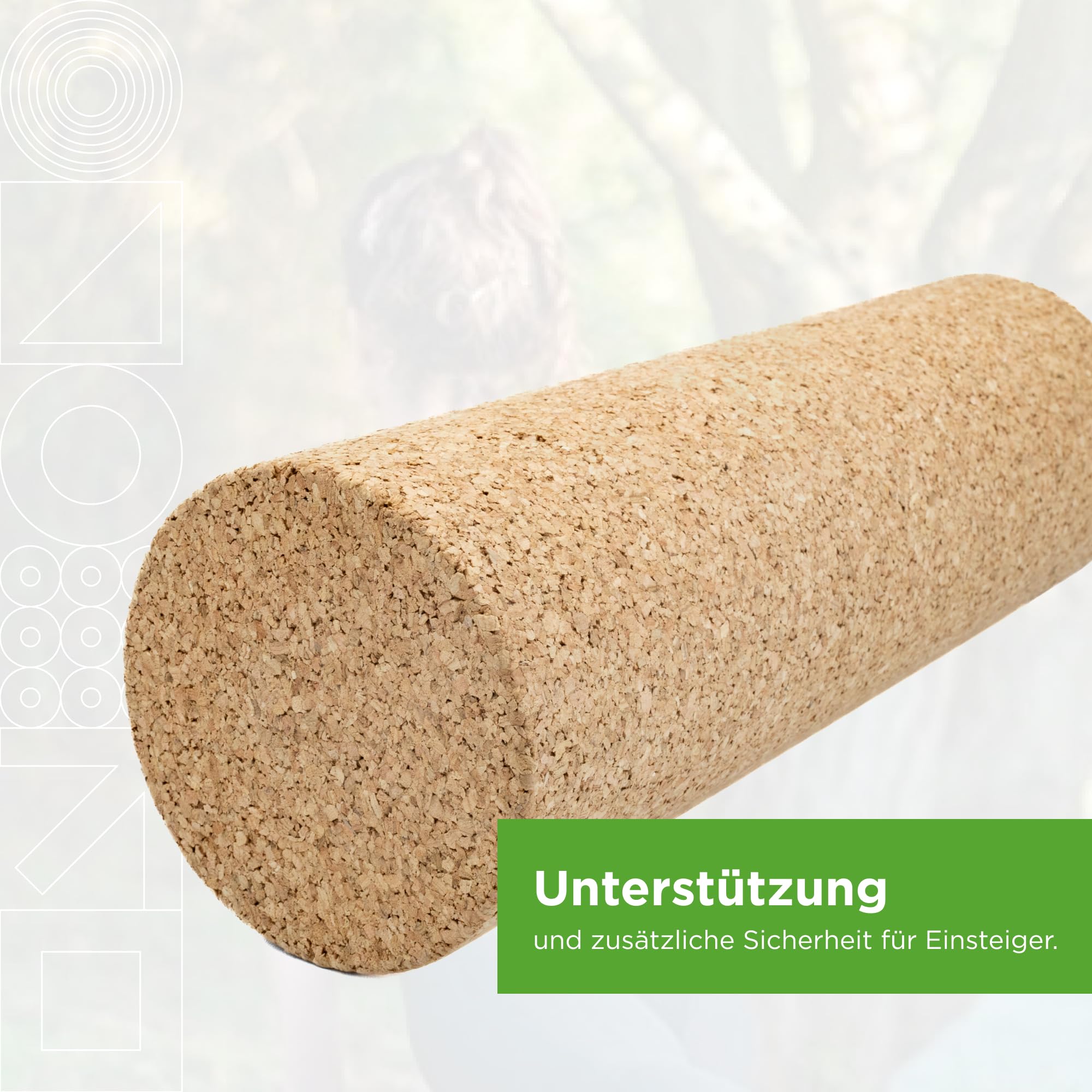 Go4Cork Premium Yogablock aus Kork für Yoga, Pilates & Meditation | rutschfest, hypoallergen, nachhaltig, ungiftig Yoga Block