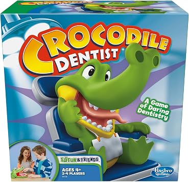 Hasbro Gaming Crocodile Dentist Kids Board Game, Ages 4 and Up