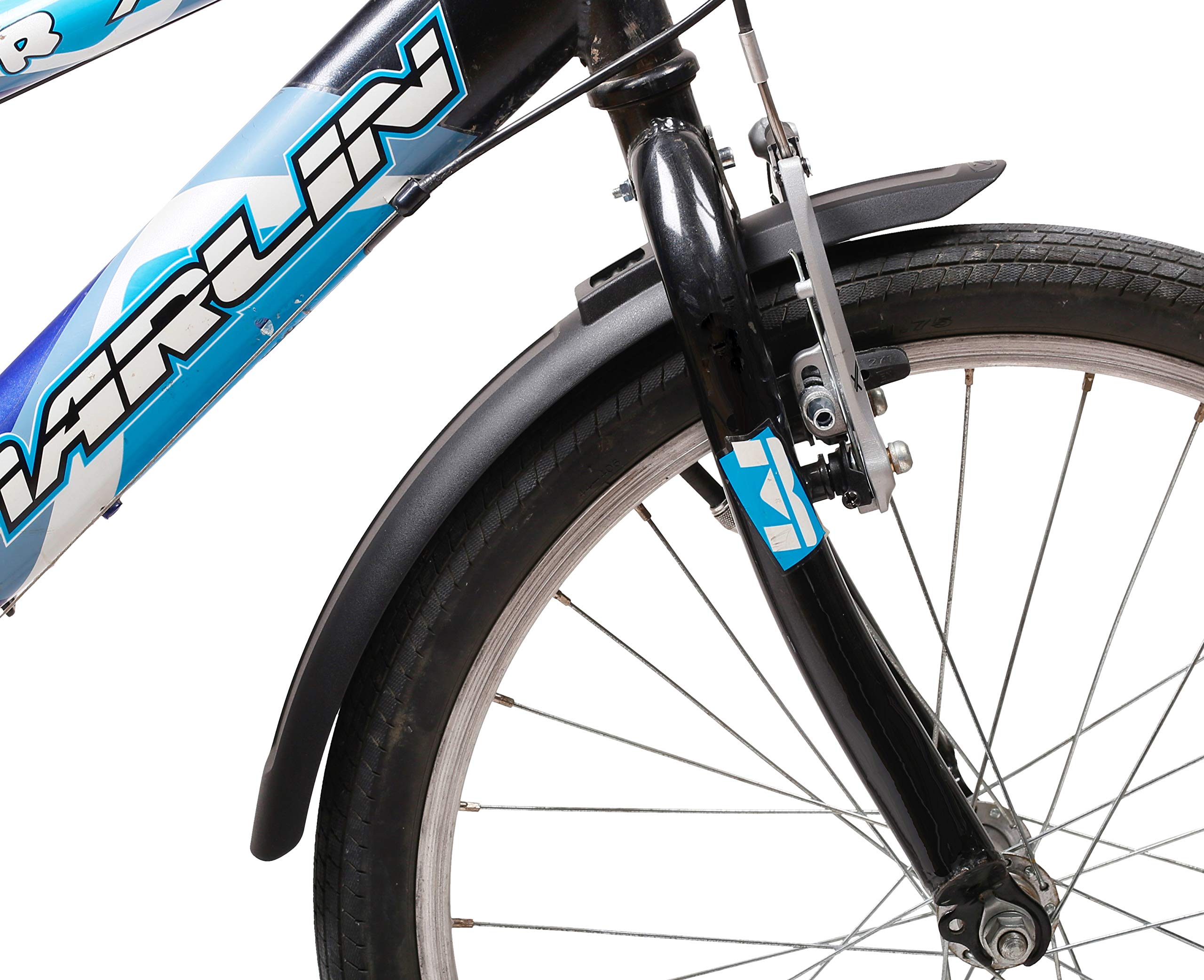 Guardabarros De Cobertura Total Para Bicicleta Plegable 20 Pulgadas - Material Plástico Resina, Fácil Instalación