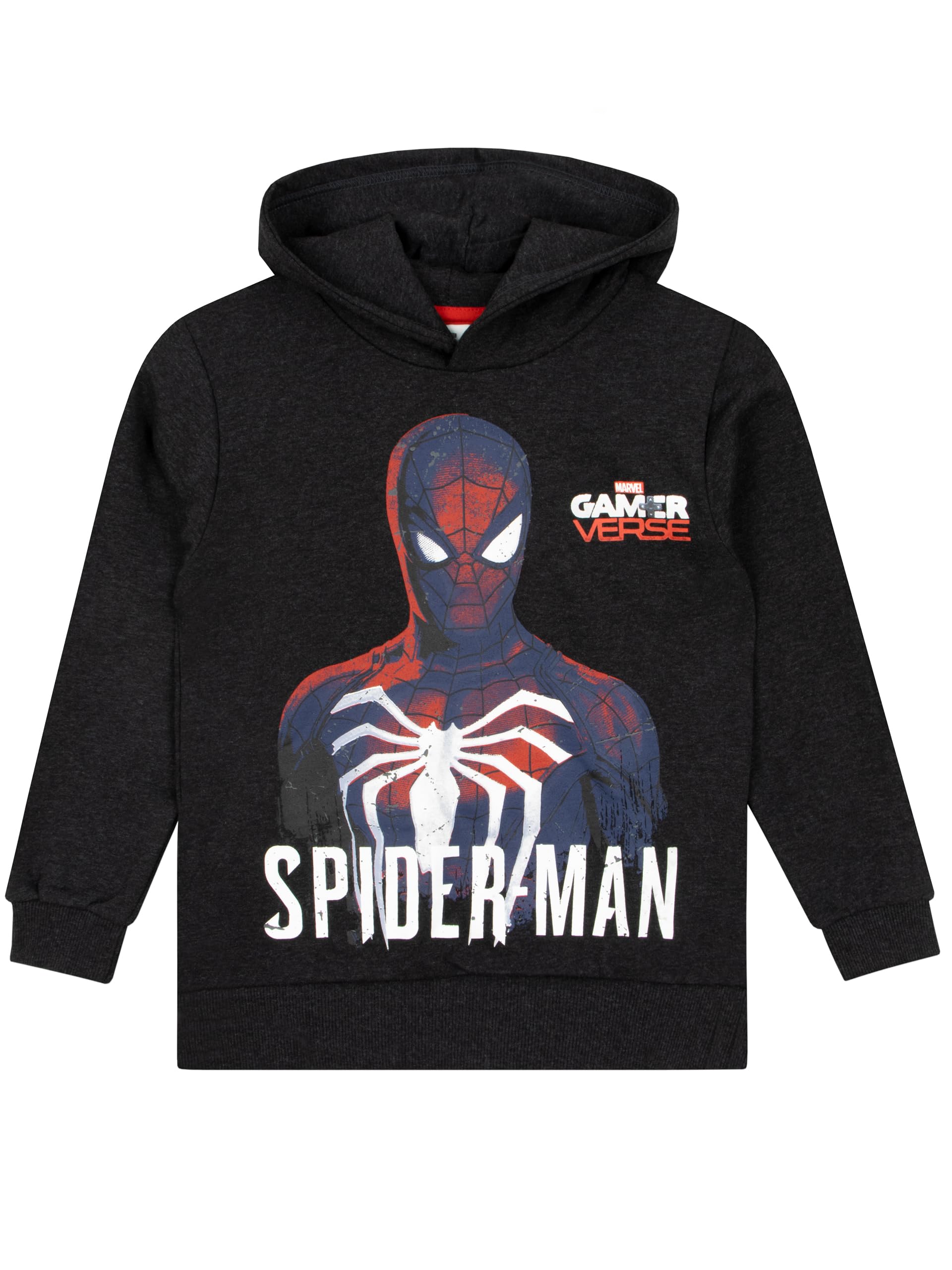 Marvel Boys Black Spiderman Hoodie | ' 11-12 Years