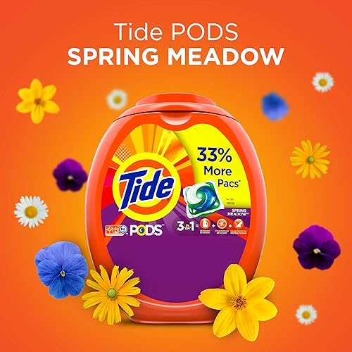 Miniatura 67 de Tide PODS - Cápsulas de detergente líquido para lavandería, compatible con lavadoras de alta eficiencia, 42 unidades, limpieza potente 3 en 1 en un