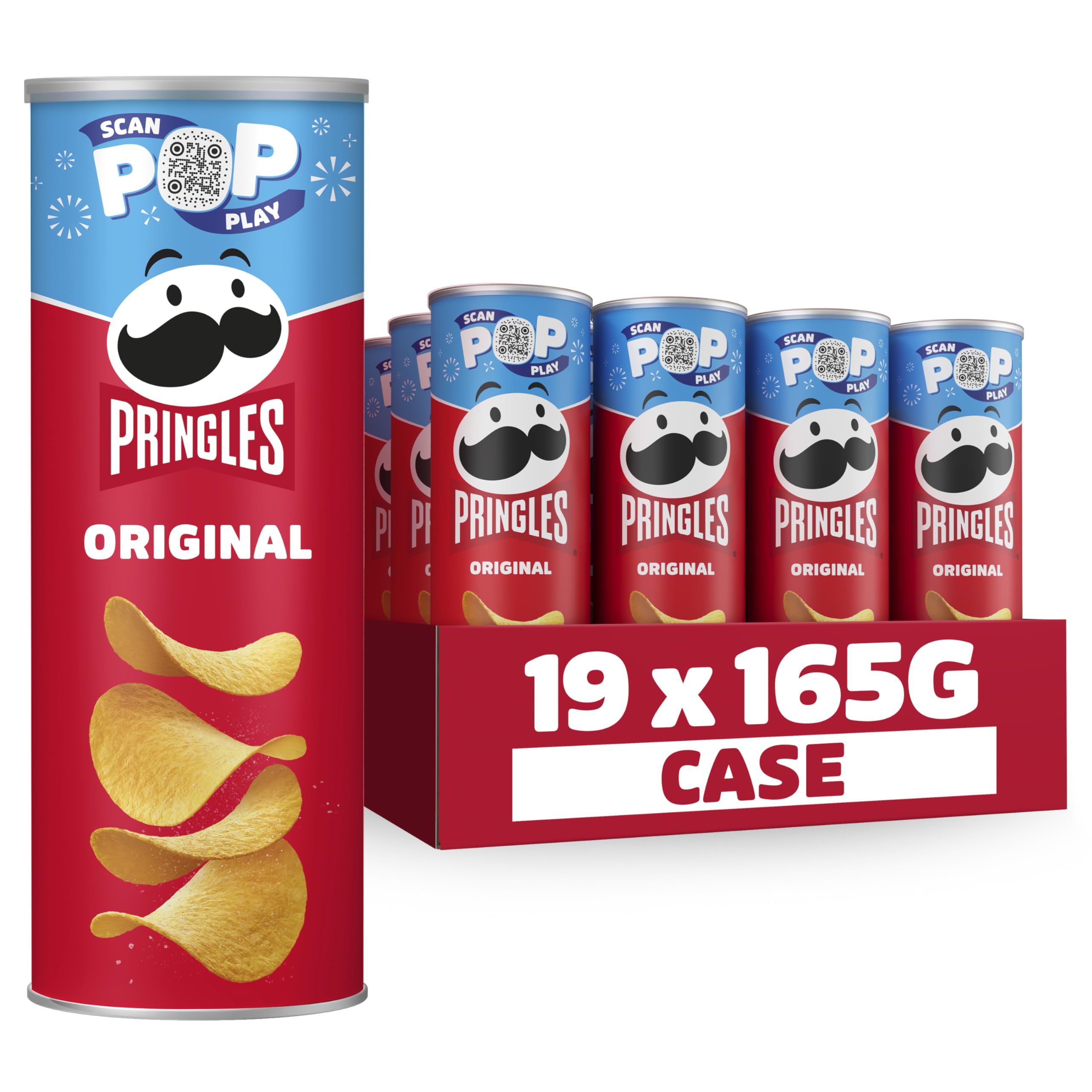 Pringles Original Sharing Crisps 19x165g