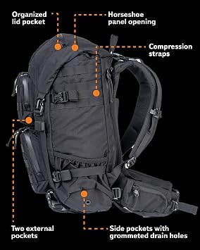 Mystery Ranch Blitz 35 Backpack Modern Utility Bag with Top-Load Access, Organized Lid & Laptop Sleeve Ponderosa, L/XL