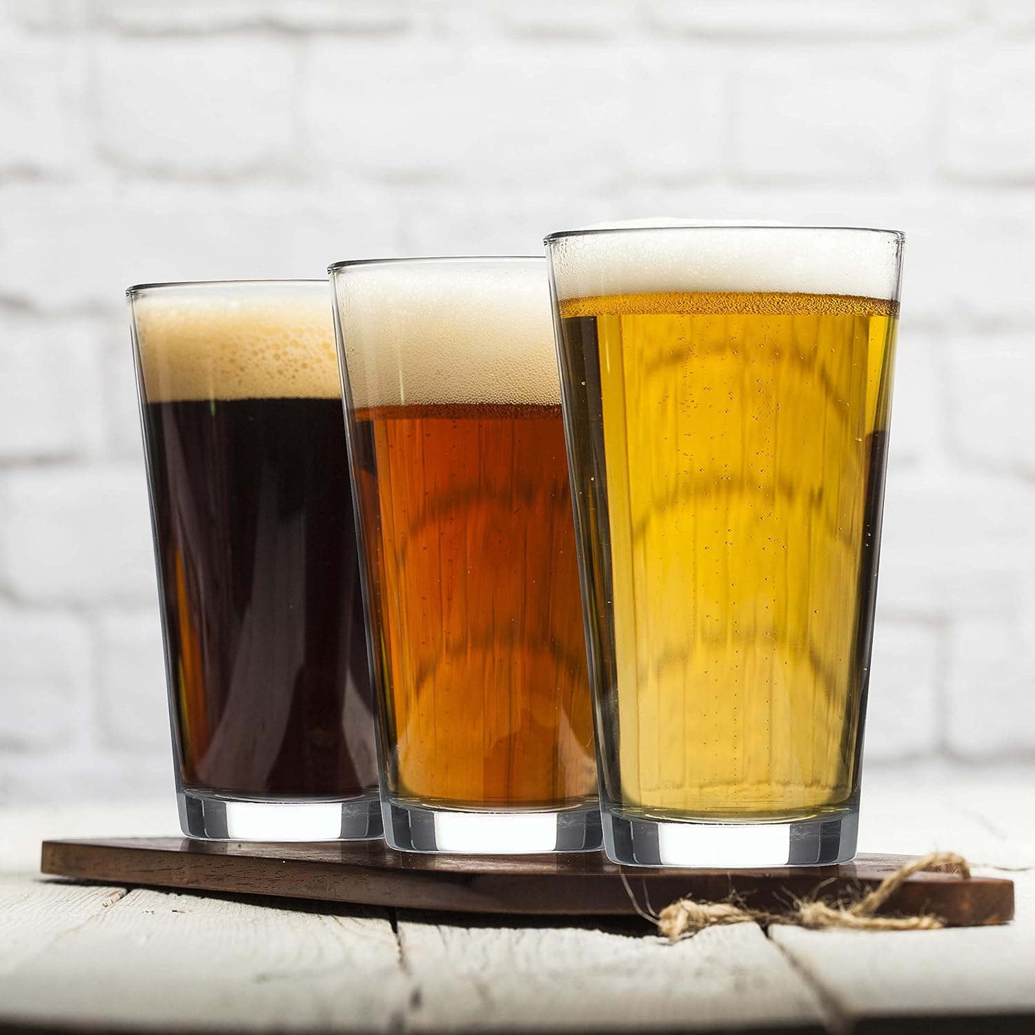 DISCOUNT PROMOS Personal Mixing Glasses 20 oz. Set of 10, Bulk Pack - Quality Glass, Thick Base, Home Bartending, Durable - Clear - Image 7