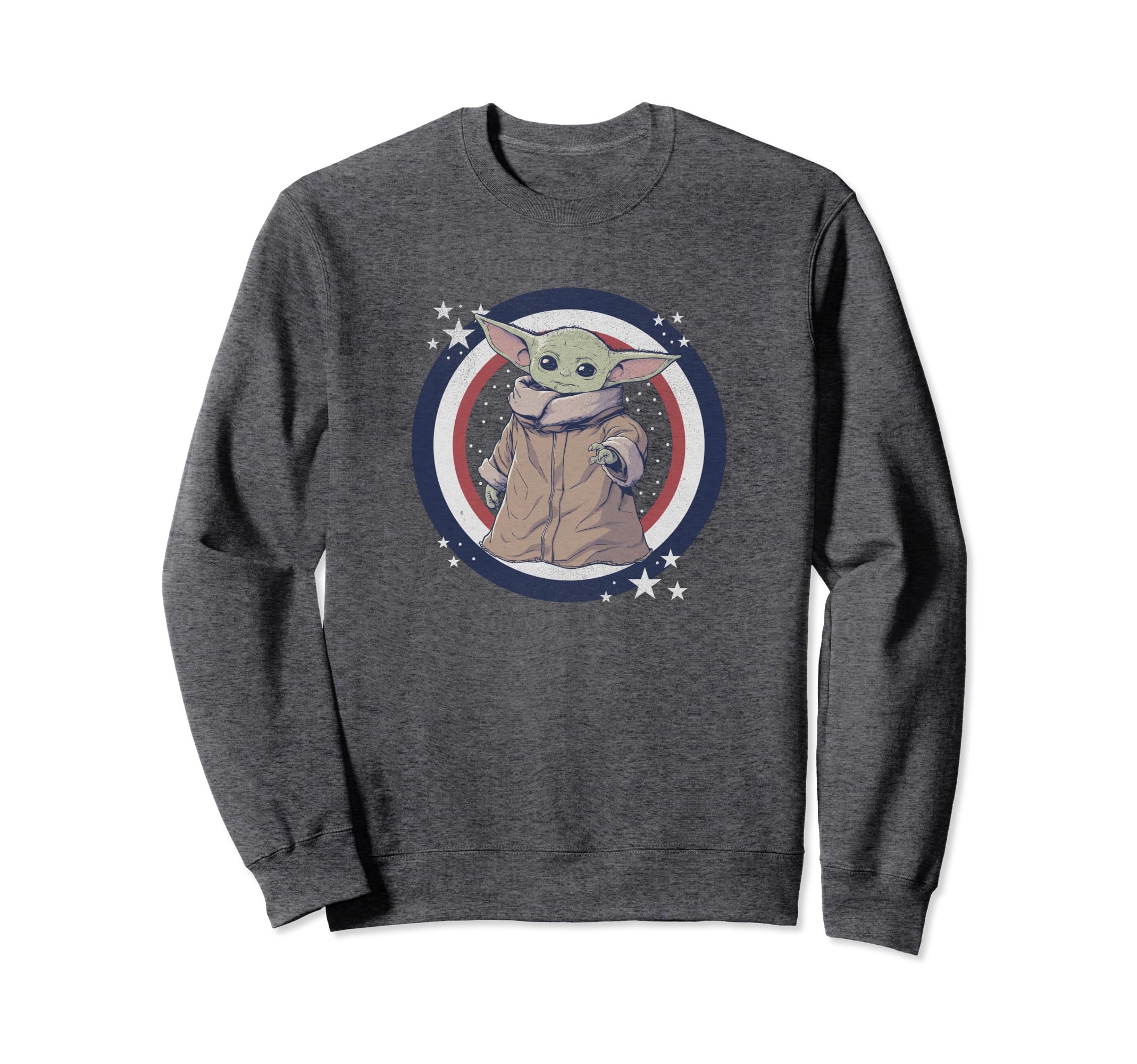 Star Wars: The Mandalorian Fourth Of July Grogu Patriot Sweatshirt, Blue