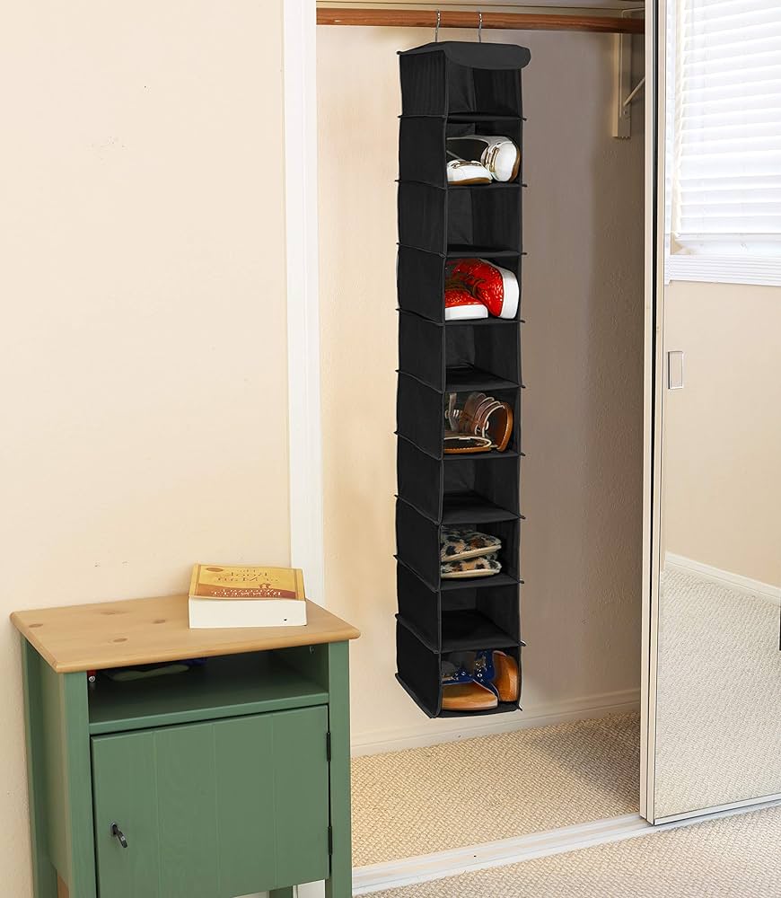 1*-layer Hanging Clothes Storage Rack, Dust-proof Hanging Storage Shelf, Layered Partition Storage Rack For Socks, Bras, House * Household Space Saving Organizer For Bedroom, Closet, Wardrobe, Home