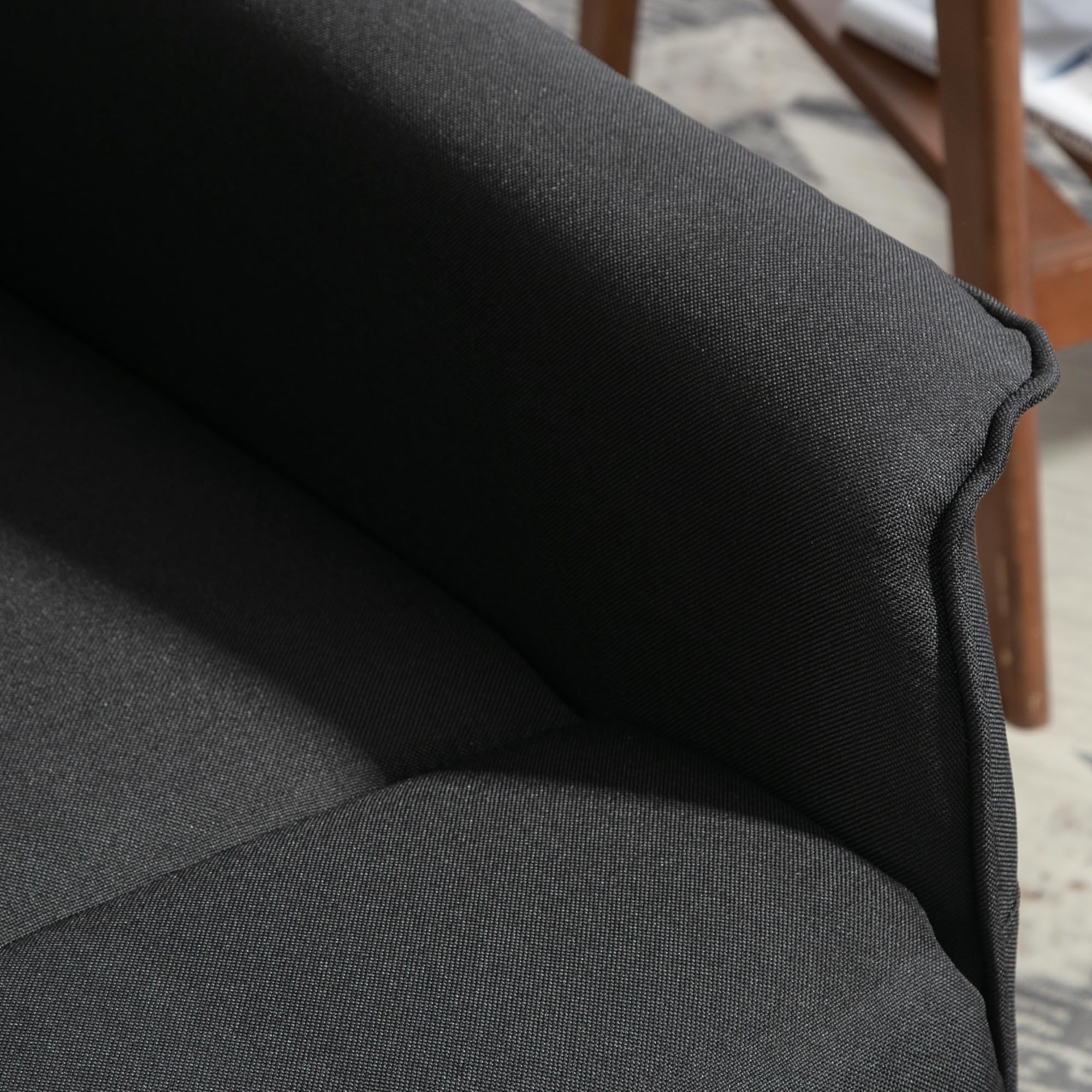 HOMCOM Sillón Relax Reclinable Eléctrico Levanta Personas, Sillón Elevador con Control Remoto, Reposapiés, Tapizado en Lino, Bolsillo Lateral, para Salón, Dormitorio, Negro
