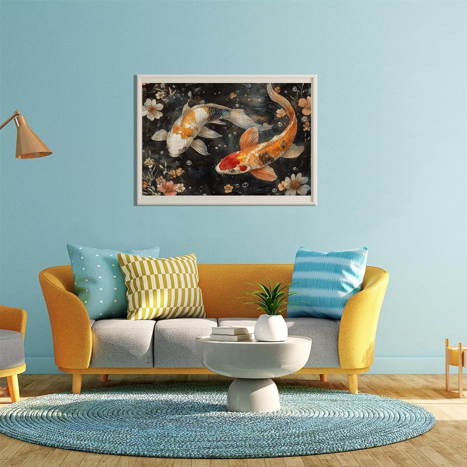 Puzzle Erwachsene 2000 Teile Fisch Tier Educa Jigsaw für Kinder ab 8 Jahren Mädchen Jungen, Erwachsene Impossible Klassische Puzzles Schwer, Anspruchsvoll Spielspaß, Als Familienspiel 70x99cm t-982