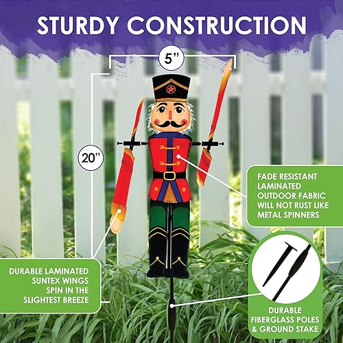 Miniatura 3 de Premier Kites Whirligig Spinner - 20 pulgadas Cascanueces Spinner