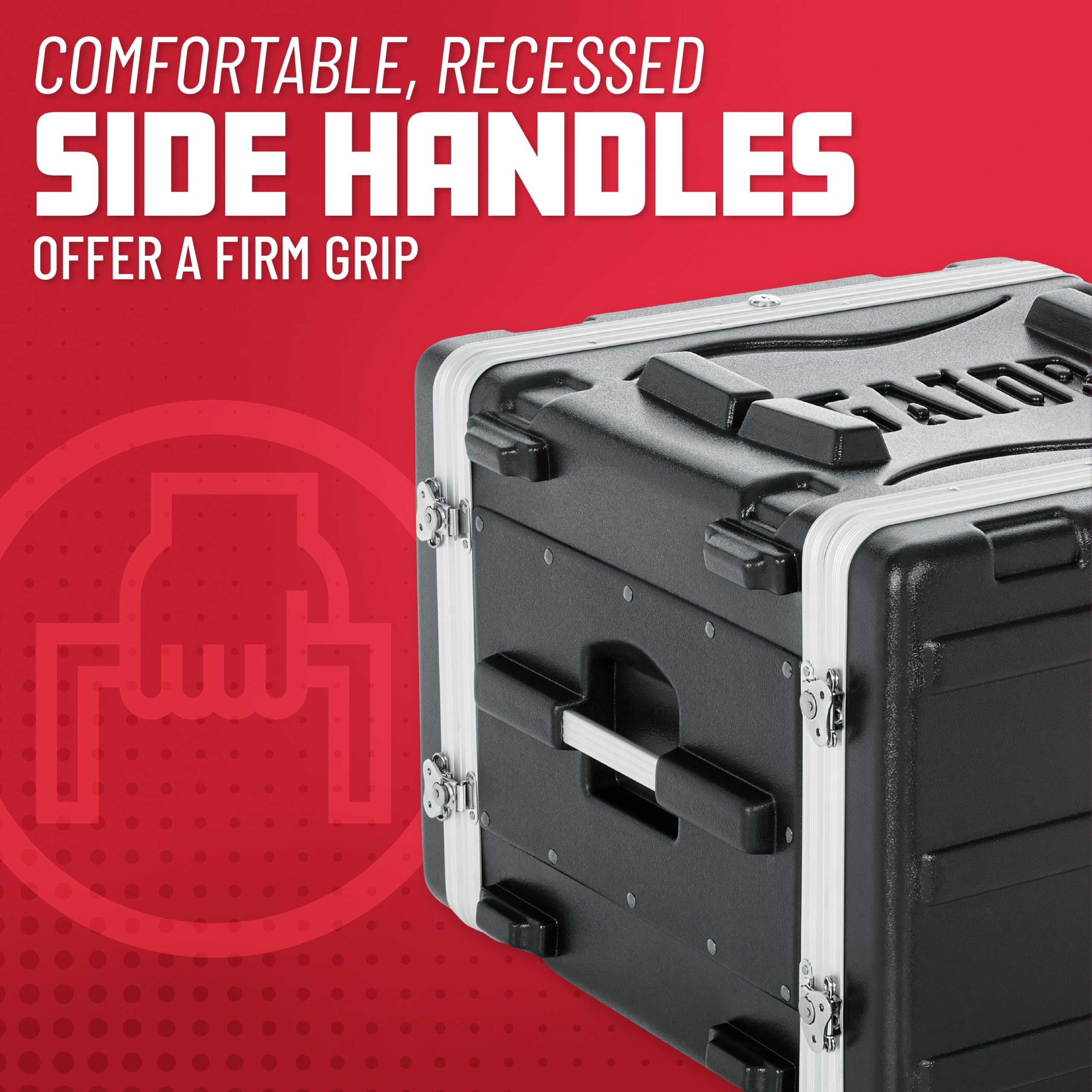 GATOR ゲーター ラックケース 軽量PE製 8U GRR-8L 新品 Amazon.com: Gator Cases Lightweight Molded 8U Rack Case with