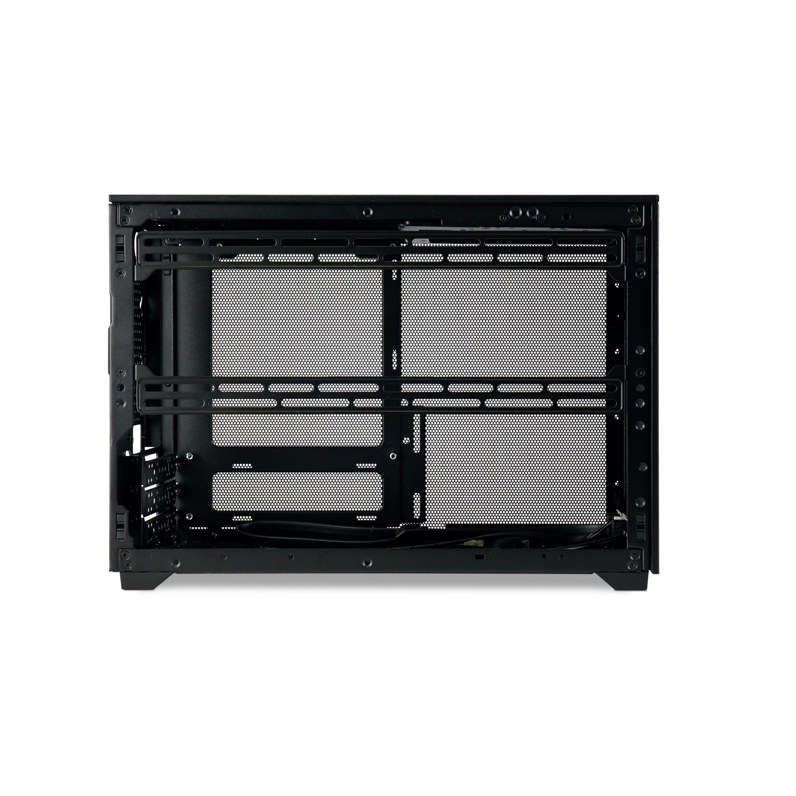 Amazon | SSUPDコンパクトPCケース MESHROOM D BK フロント電源