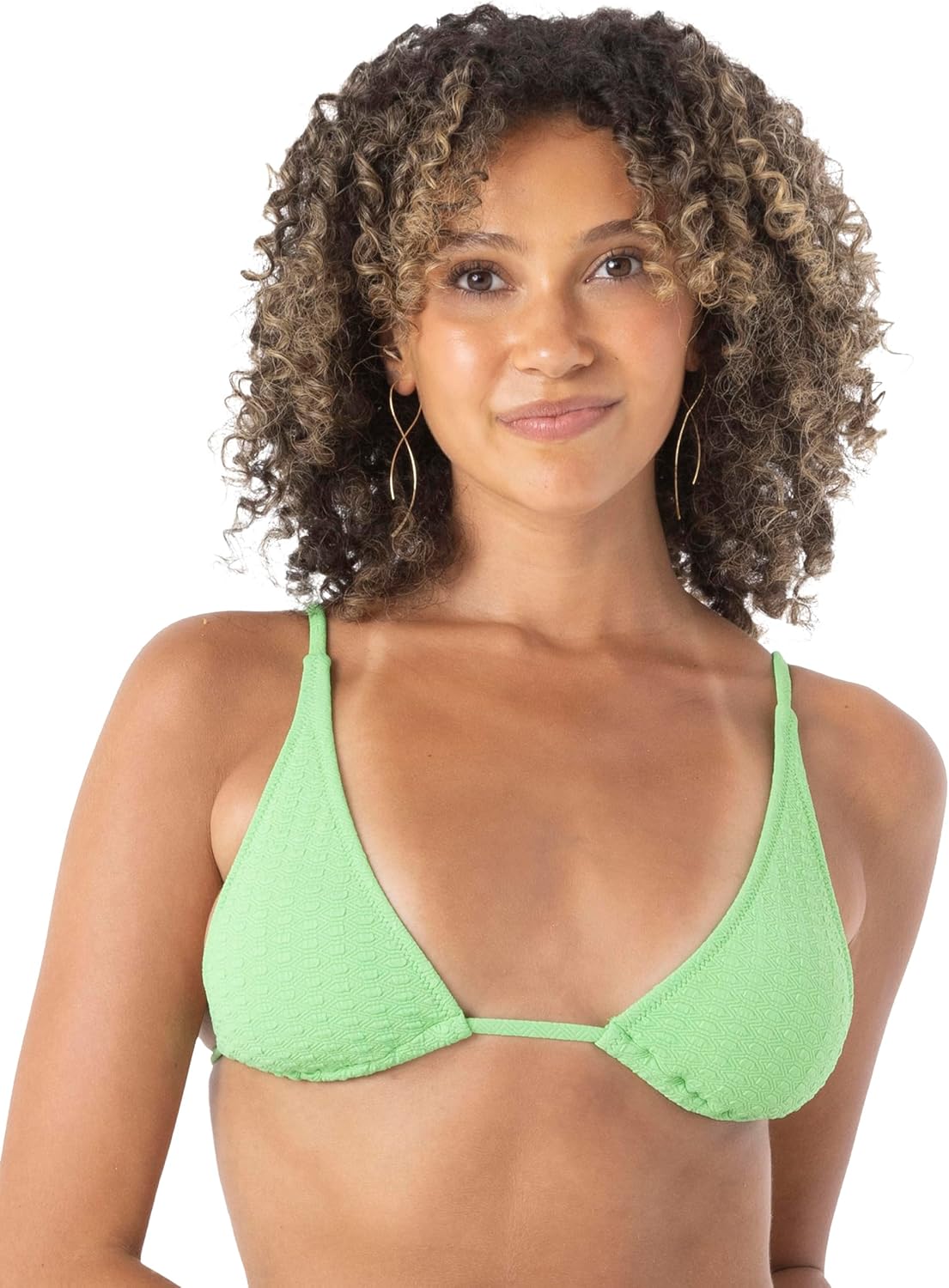 Roxy Women's Bikini Top – Adjustable Straps, Removable Pads, UPF 50+, Quick-Dry, Swimwear Top, Beachwear