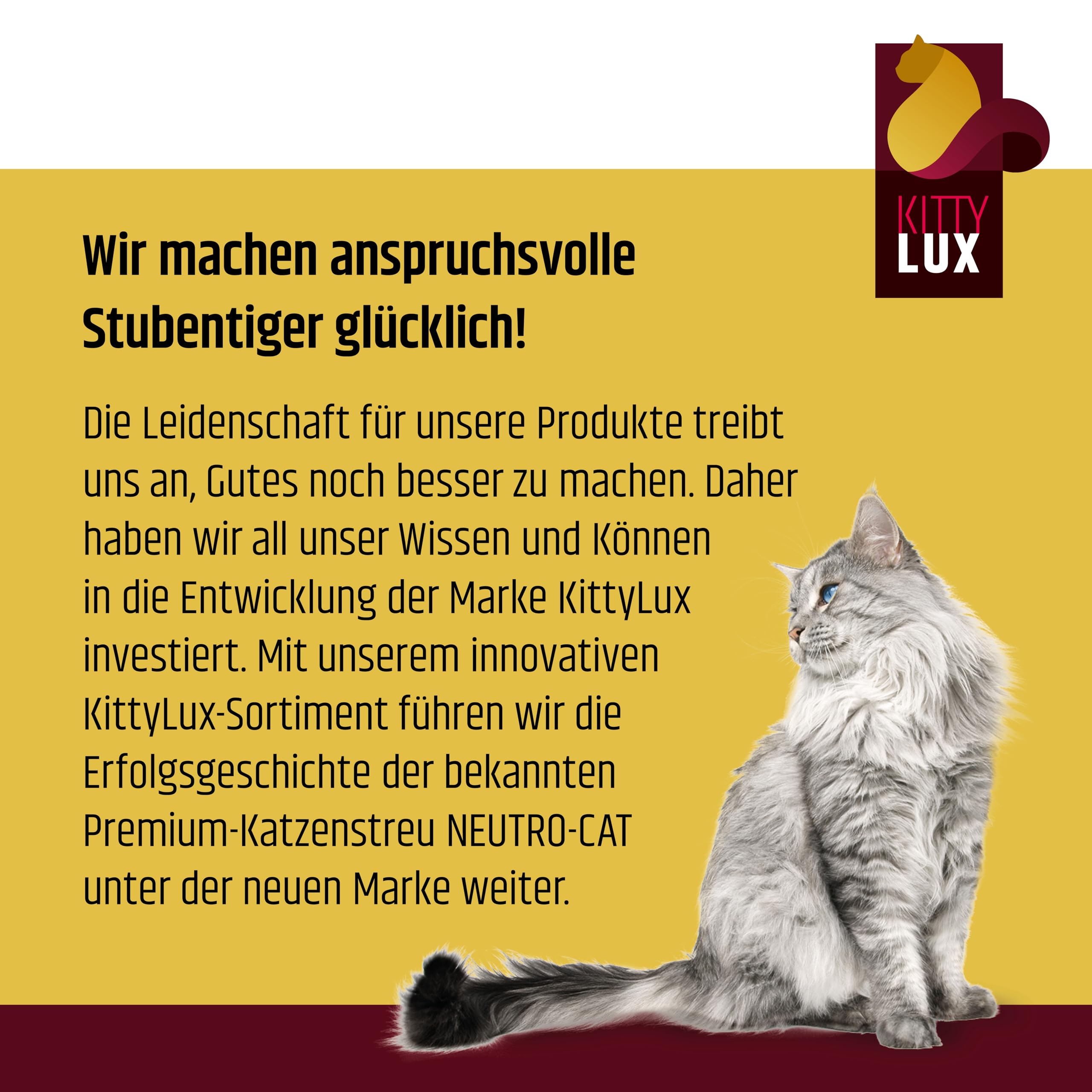 klumpende Katzenstreu Ultimate Pure 2x14kg ohne Duft für Sensible Katzen, Klumpstreu 100% Naturbentonit, extrem staubarm, Feste Klumpenbildung, schnelle Geruchsbindung, geringer Verbrauch