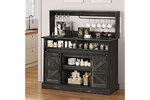 YITAHOME Rustic Buffet Cabinet with Ample Storage