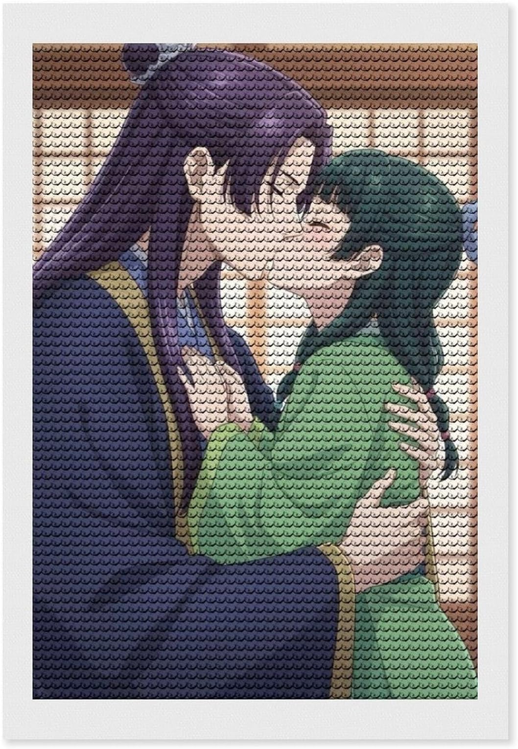 薬屋のひとりごと猫猫壬氏抱擁キス (2)ダイヤモンドアート キット ダイヤモンドの絵画 2個セット きれい 全面貼り付け ダイヤモンドアート 5D 初心者 大人の子供 DIY 手芸キット 家の壁の装飾
