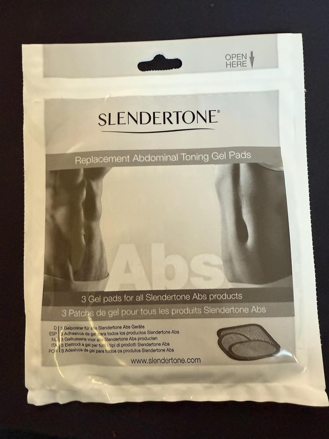 Slendertone スレンダートーン 交換用ジェルパッド EMS腹筋 全ての腹部