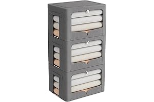 3 Pack Frame Storage Boxes: Foldable for Space-Saving and Organization