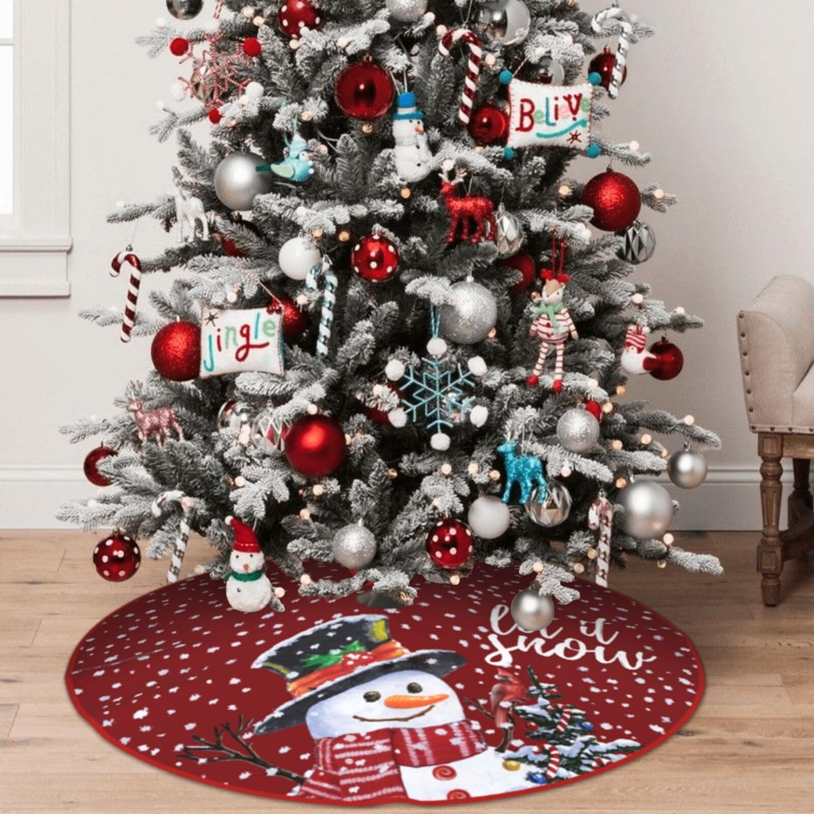 Albero di Natale Gonfiabile H185 cm con Pupazzo di Neve e Babbo Natale