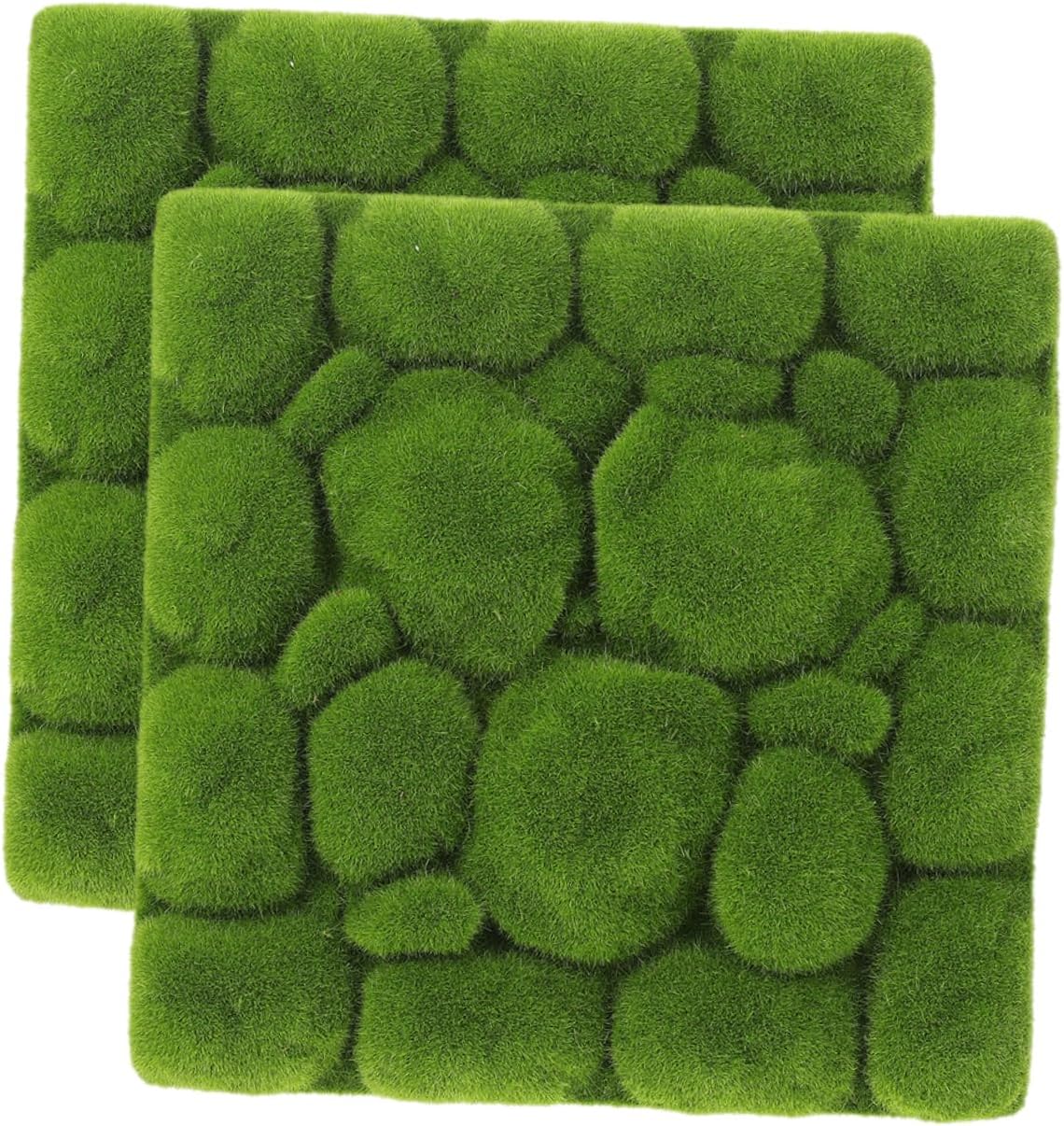 MAGICLULU 2pcs Lifelike Faux Moss Foam Board for Wall Decoration Simulation Moss Turf for Home Decor DIY Background Wall Ornament for Gardens and Indoor Spaces