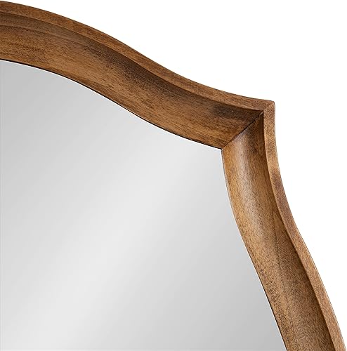 Miniatura 6 de Kate and Laurel Hatherleigh - Marco de madera festoneado moderno de casa de campo para usar como sala de estar, entrada o espejo de tocador de baño,