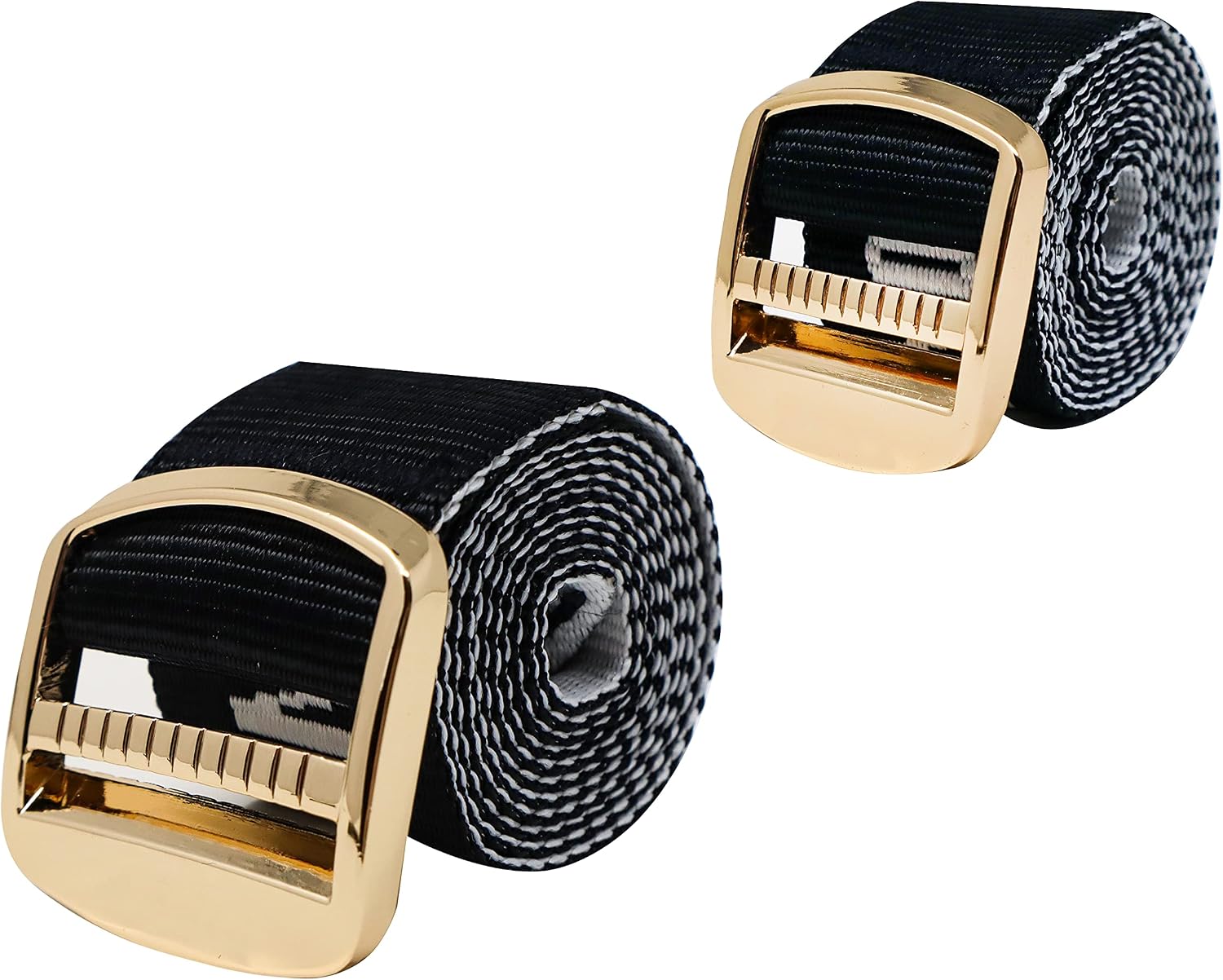 Arm Wrestling Strap Set, Metal Buckle, Multiple Sizes (1in + 1.5 in)