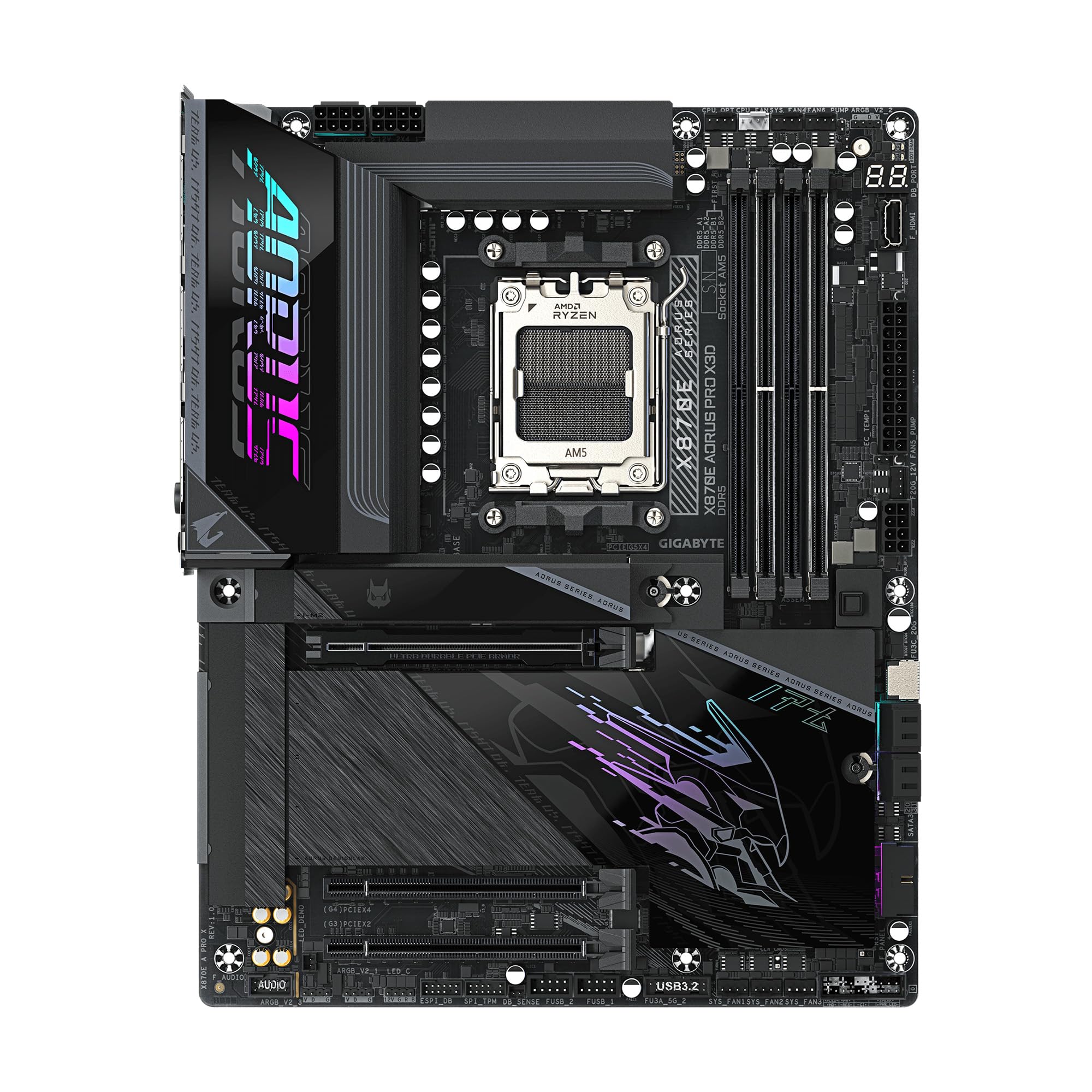 新品未使用 X870E AORUS PRO マザーボード Amazon | GIGABYTE X870E AORUS PRO X3D AMD AM5 ATX マザーボード