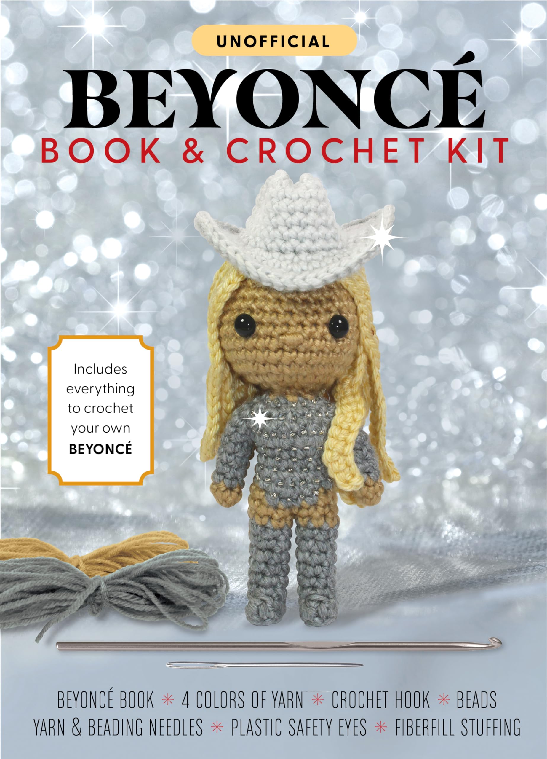 Unofficial Beyoncé Book and Crochet Kit: Includes Everything to Crochet Your Own Beyoncé: Includes Everything to Crochet Your Own Beyoncé - Beyoncé ... (Unofficial Personality Crochet Kits)