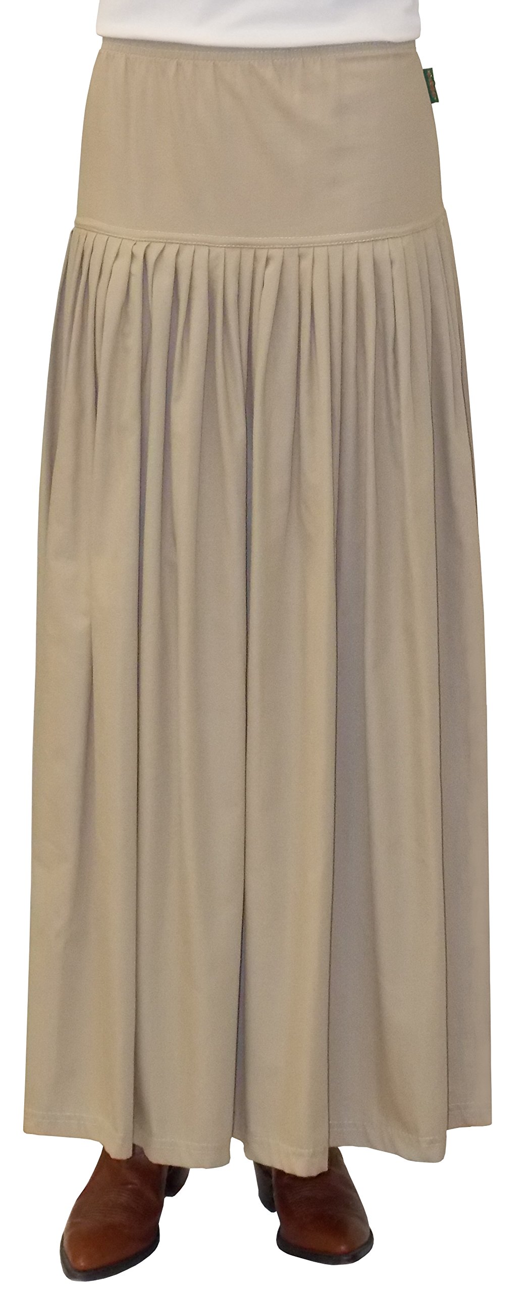 Baby'O Women's Original Biz Style Ankle Length Long Denim Skirt