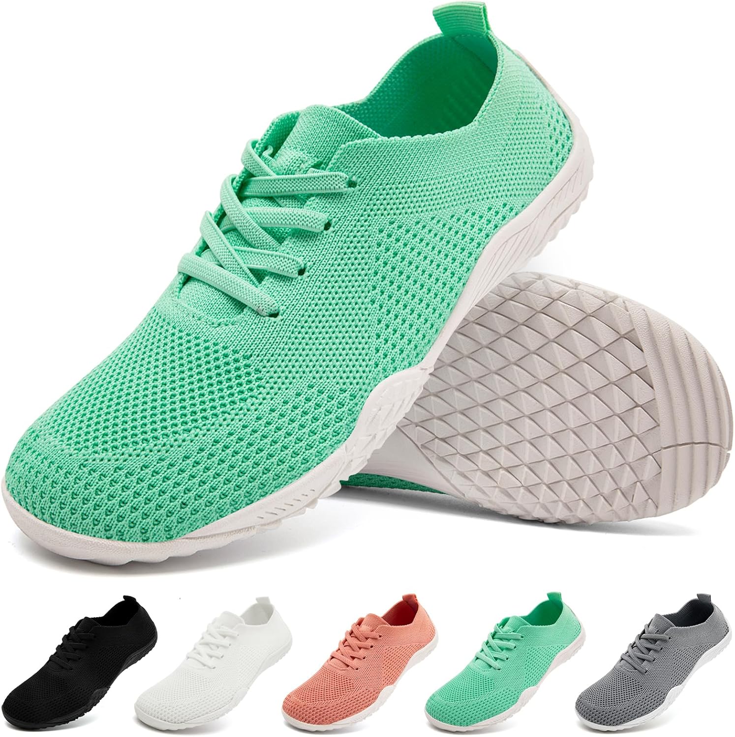Dames sneakers comfortabele slippers fitness schoenen street running lichte ademende zachte antislip Totaal Wit EU 37