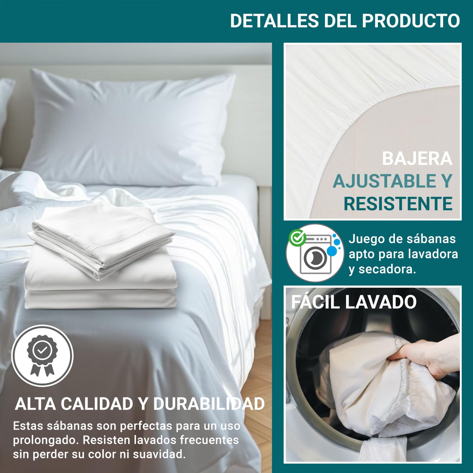 ECOMMERC3, White, bed 150 - Image 4