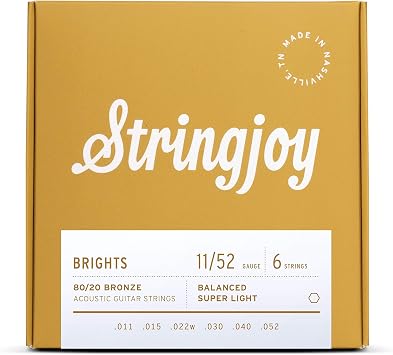 Stringjoy BB1152 Brights 80/20       - 11-52